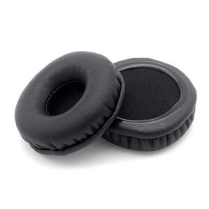 Náhradné náušníky pre slúchadlá AKG K24P, K26P, K412P, K402, K403, K414P, K416P - Čierne, kožené