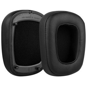 Náhradné náušníky pre slúchadlá Razer Tiamat 7.1 V2 - Čierne, kožené