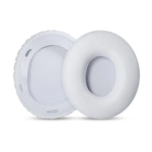 Náhradné náušníky pre slúchadlá Sony MDR-10RC - Biele, kožené