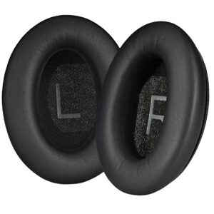 Náhradné náušníky pre slúchadlá Bose QuietComfort 45 - Čierne, kožené