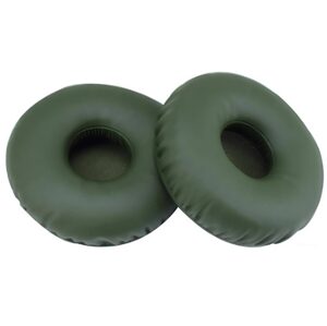 Náhradné náušníky pre slúchadlá Sony MDR-XB650BT, XB550AP a XB450 - Zelené, kožené