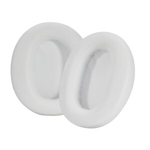 Náhradné náušníky pre slúchadlá Sony WH-CH700N, CH710N, CH720N, MDR-ZX770BN, ZX780DC - Biele, kožené