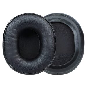 Náhradné náušníky pre slúchadlá Audio Technica ATH-M60X - Čierne, kožené